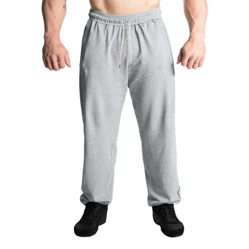 Herren Sportliche Jogginghose mit verstellbarem Bund und seitlichen Eingrifftaschen EB