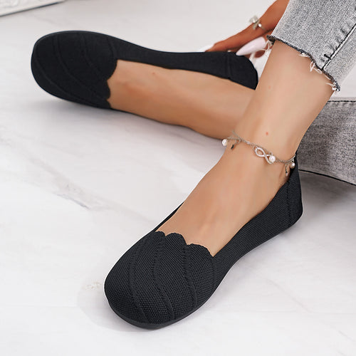 Damen Bequeme Slipper mit eleganter Struktur und rutschfester Sohle EB