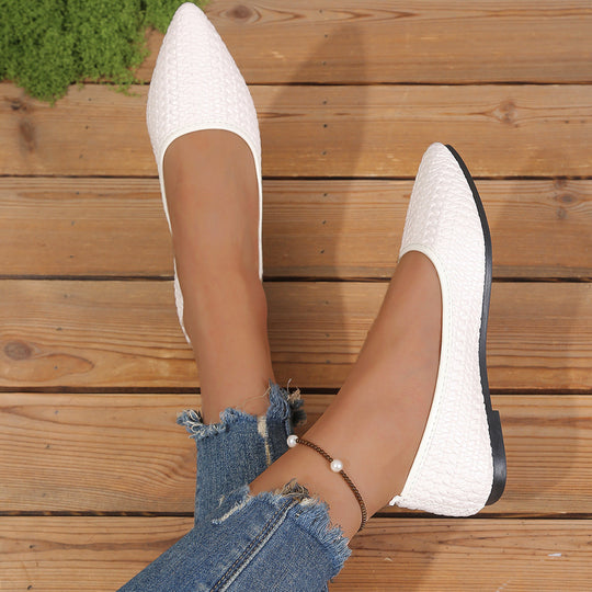 Damen Slip-On Ballerinas mit atmungsaktivem Netzdesign EB