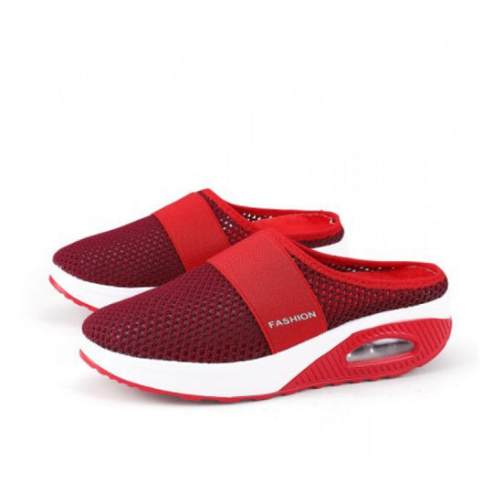 Damen Atmungsaktive Clogs mit dämpfender Sohle und flexibler Passform EB