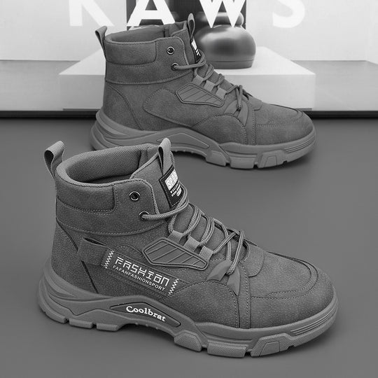 Damen robuste High-Top Winterstiefel mit isolierendem Innenfutter und rutschfester Sohle EB