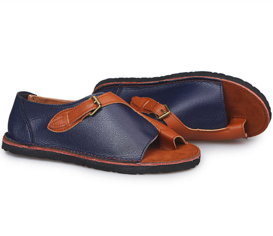Damen Freizeitsandalen mit verstellbarem Riemen und anatomischem Fußbett EB
