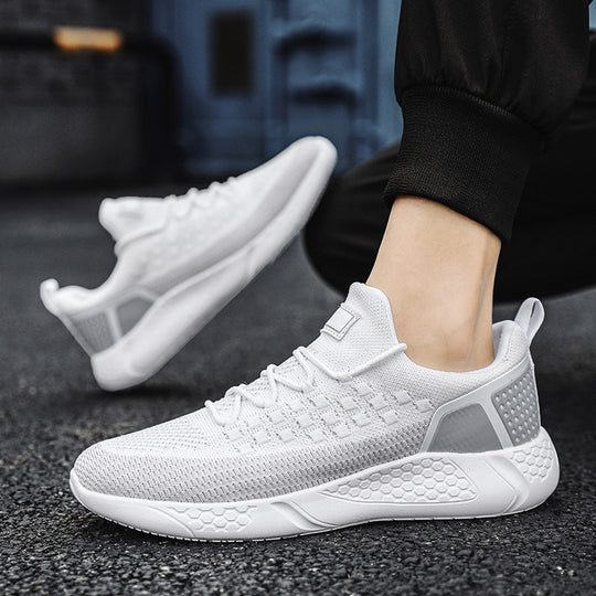 Damen Sportliche Leichtathletik Sneaker mit atmungsaktiver Struktur und dämpfender Sohle EB