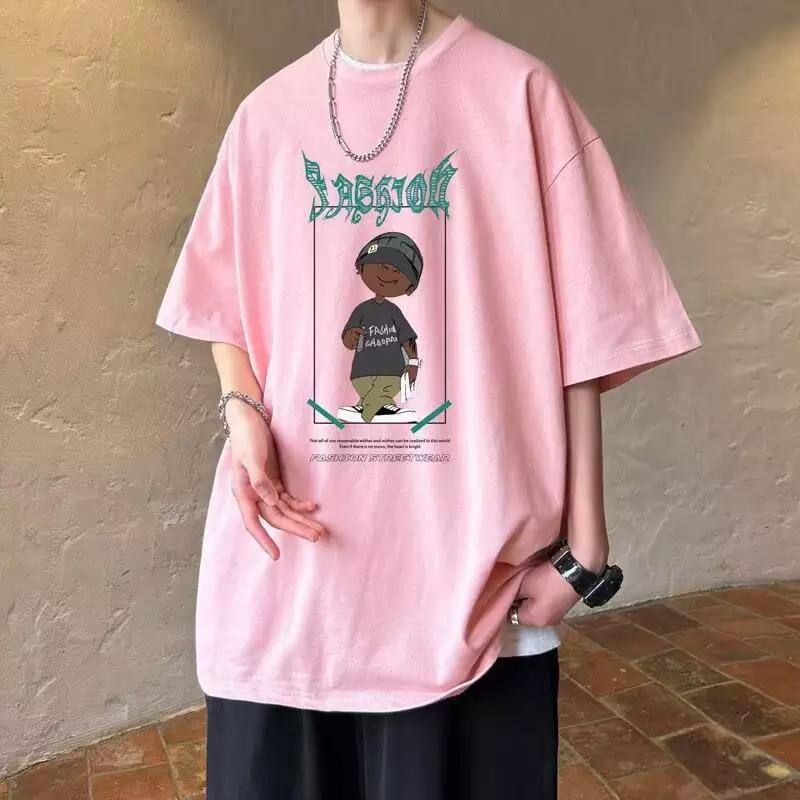 Damen oversized T-Shirt mit grafischem Print und lässigem Schnitt EB
