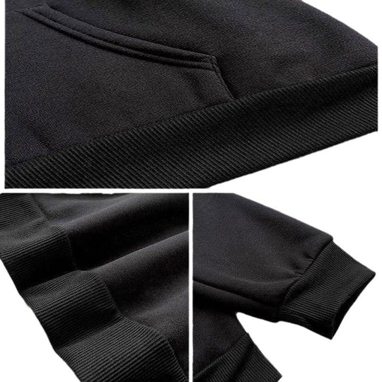 Damen nan extraweit geschnittener Zip-Hoodie mit verstärkter Kapuze, flachen Nähten und weichem Fleece-Innenfutter EB