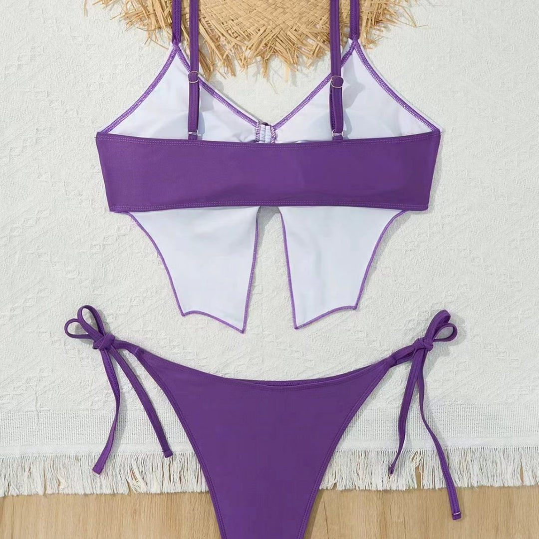 Damen Bikiniset mit verspieltem Schmetterlingsdesign EB
