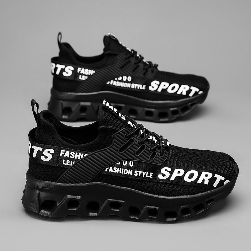 Damen Sportliche Lauf-Sneaker mit elastischem Obermaterial und extrem dämpfender Sohle EB