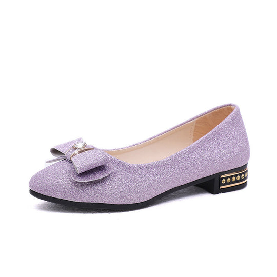 Damen Ballerinas mit dekorativem Schleifen-Design EB