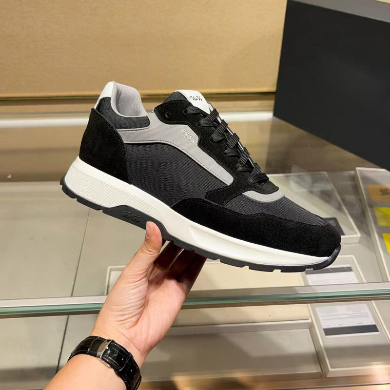 Damen Sportliche Herren-Sneaker mit atmungsaktiver Oberfläche und stoßdämpfender Sohle EB