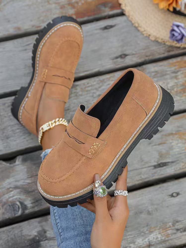Damen bequeme und stylische Mokassins mit rutschfester Sohle EB