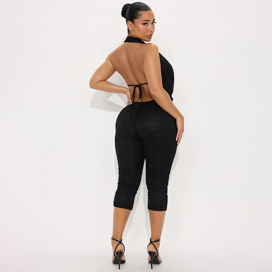Damen Figurbetonender Body mit tiefem Ausschnitt EB