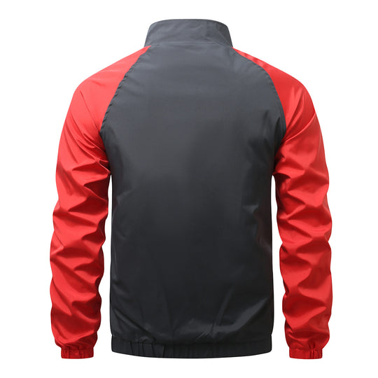Herren leichte Funktionsjacke mit schützendem Stehkragen EB