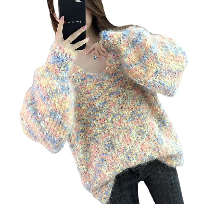 Damen Pullover im lässigen Strickstil EB