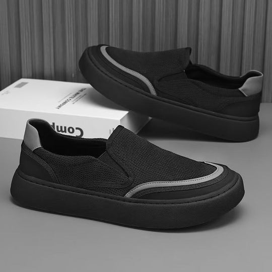 Damen bequeme Slip-On Sneakers EB