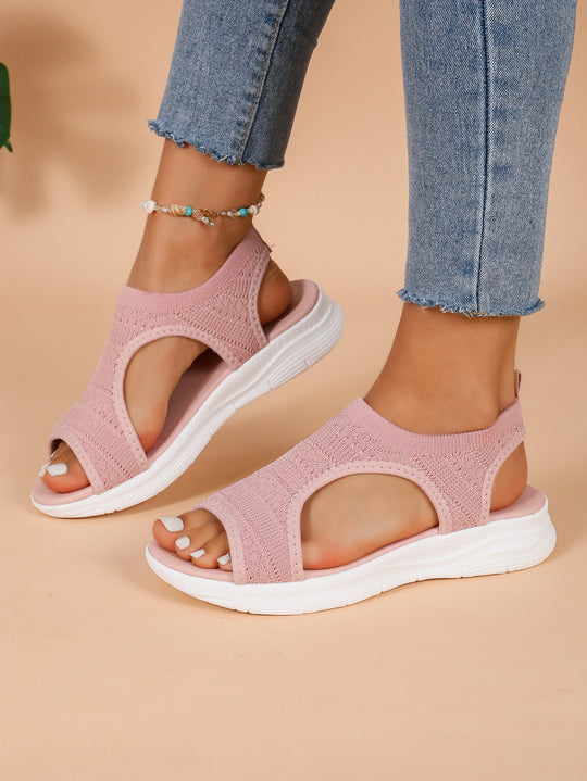 Damen Komfortable Strandsandalen mit atmungsaktivem Obermaterial EB