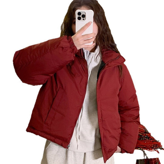 Damen Kurze, wattierte Freizeitjacke mit seitlichen Reißverschlusstaschen EB