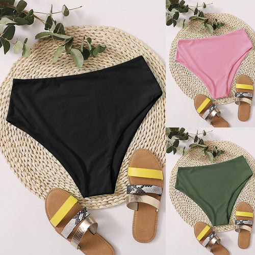 Damen Hochgeschnittener Bikini-Slip mit bequemem Bund EB