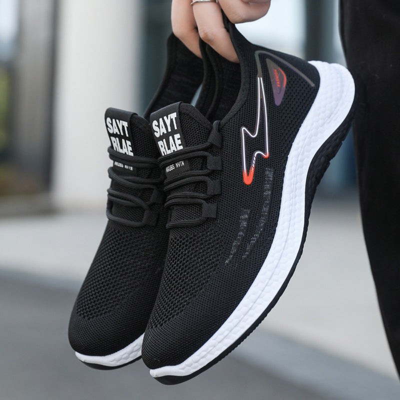 Damen Sportliche Laufschuhe mit atmungsaktivem Mesh-Obermaterial und flexibler Sohle EB