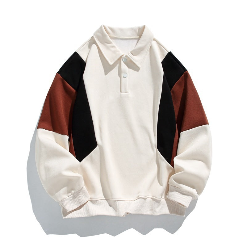 Damen modischer Polo-Pullover mit angesagten Farbkontrasten EB