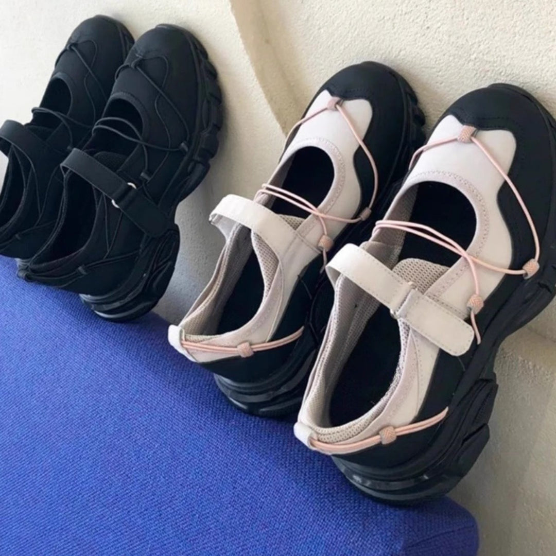 Damen Sportliche Sandalen mit verstellbarem Riemen und rutschfester Sohle EB