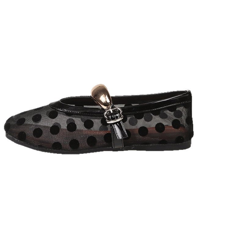 Damen Ballerinas mit eleganter Schleifenverzierung und atmungsaktivem Obermaterial EB