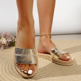 Damen Bequeme und glamouröse Mules EB