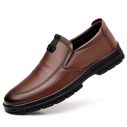 Herren Elegante Slip-On Lederschuhe mit ergonomischer Passform EB
