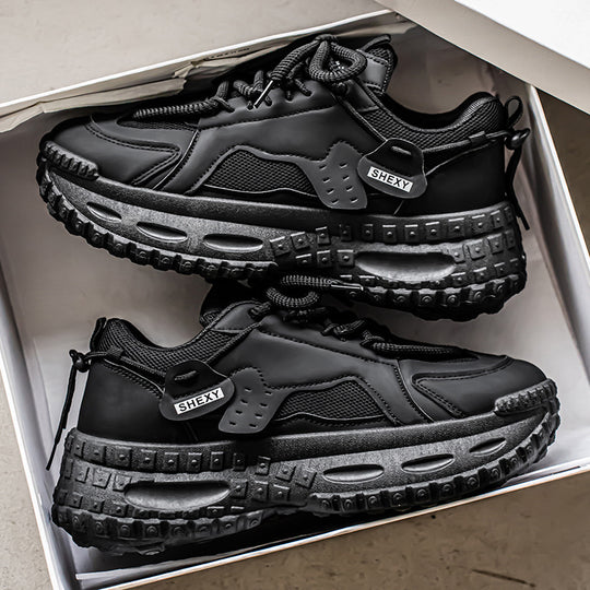 Damen Chunky Sneaker mit atmungsaktiver Mesh-Oberfläche und dämpfender Sohle EB