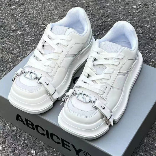 Damen Sneakers mit modischem Schnallenverschluss und innovativem Sohlenprofil EB