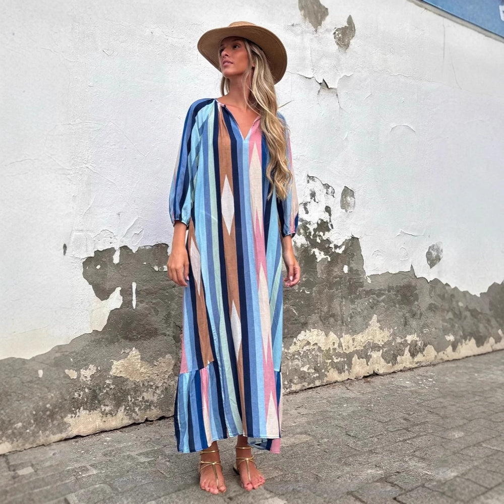 Damen Langarmkleid EB