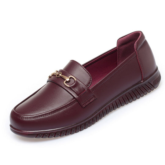 Damen Mokassins mit modischem Schmuckdetail und komfortabler Sohle EB