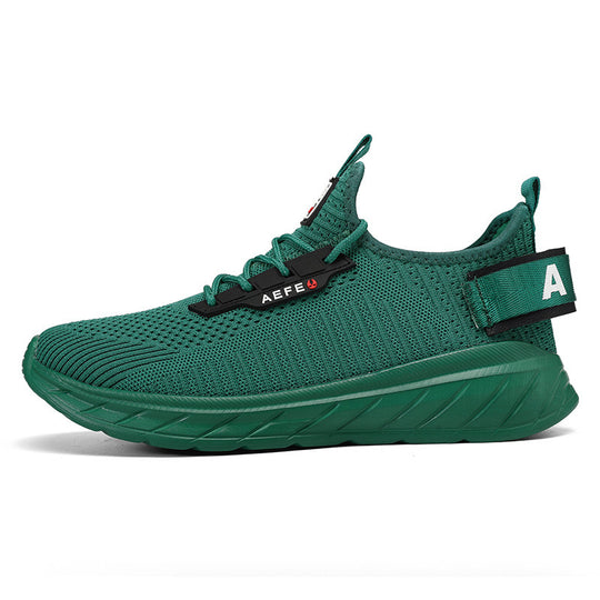 Damen Sportliche Strick-Laufschuhe mit elastischem Obermaterial EB