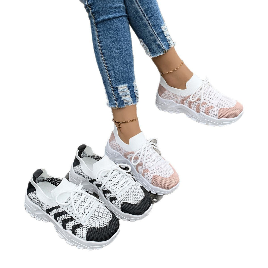 Damen atmungsaktive Lauf-Sneaker mit flexibler Sohle EB