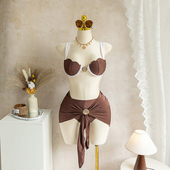 Damen Bikini mit innovativem Muschel-Design EB