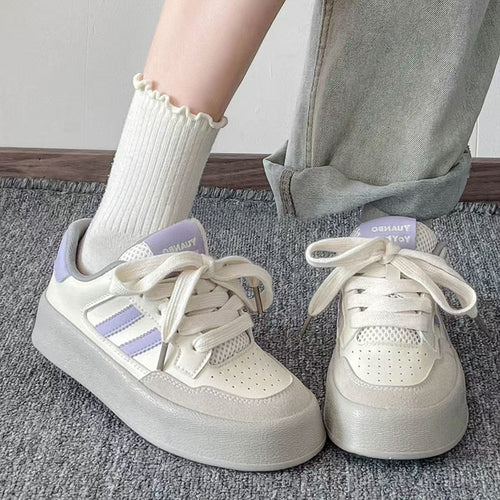 Damen Sportliche Sneaker mit komfortabler Polsterung und atmungsaktiver Oberflächenstruktur EB