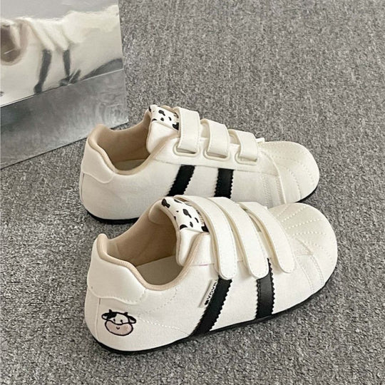 Damen Sportliche Sneakers mit praktischem Klettverschluss und stylischem Design EB