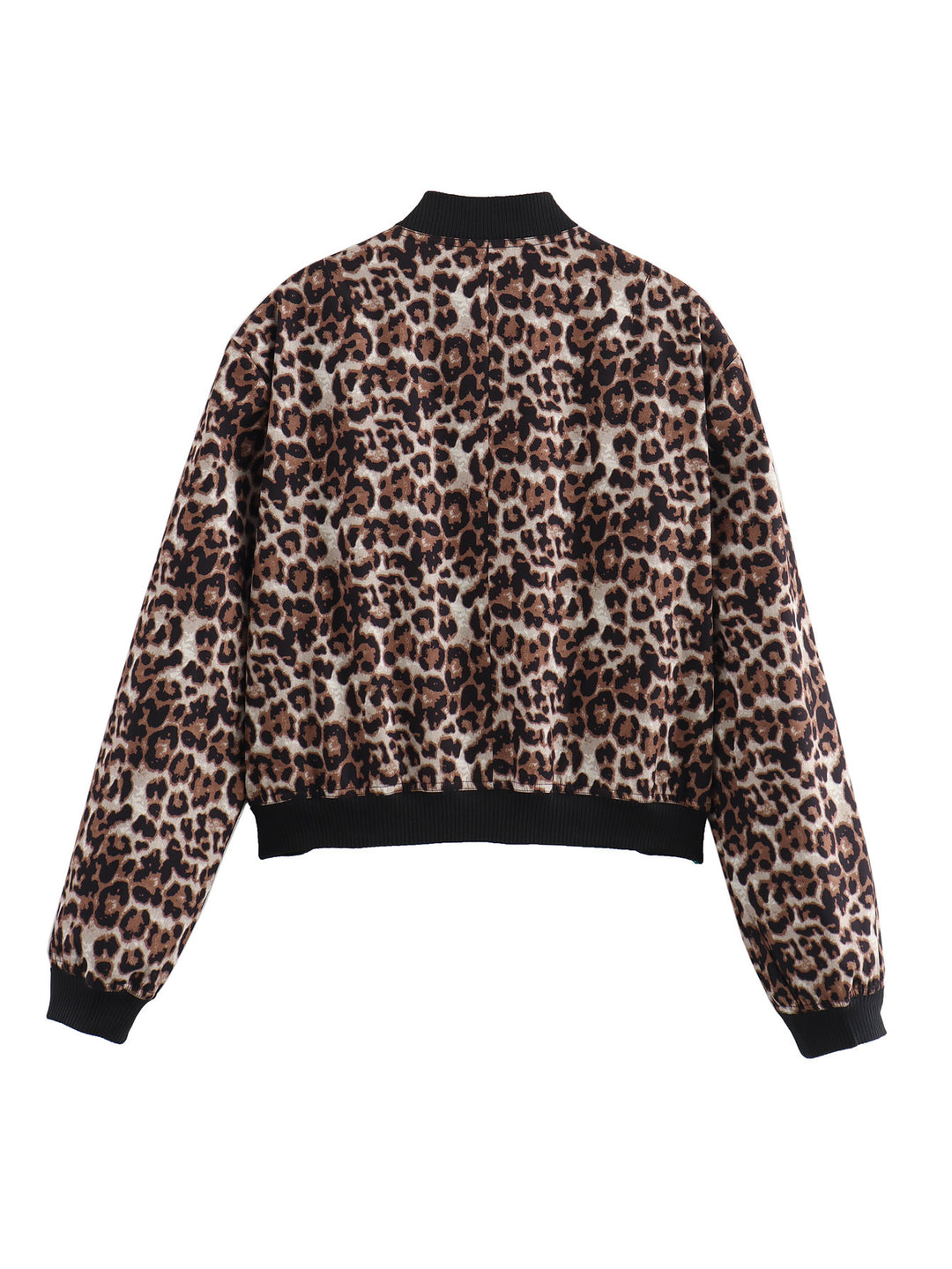 Damen modische Bomberjacke im tierischem Muster EB