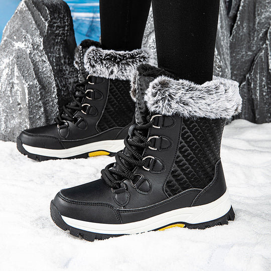 Damen Thermo-Winterstiefel mit rutschfester Sohle und isolierendem Futter EB
