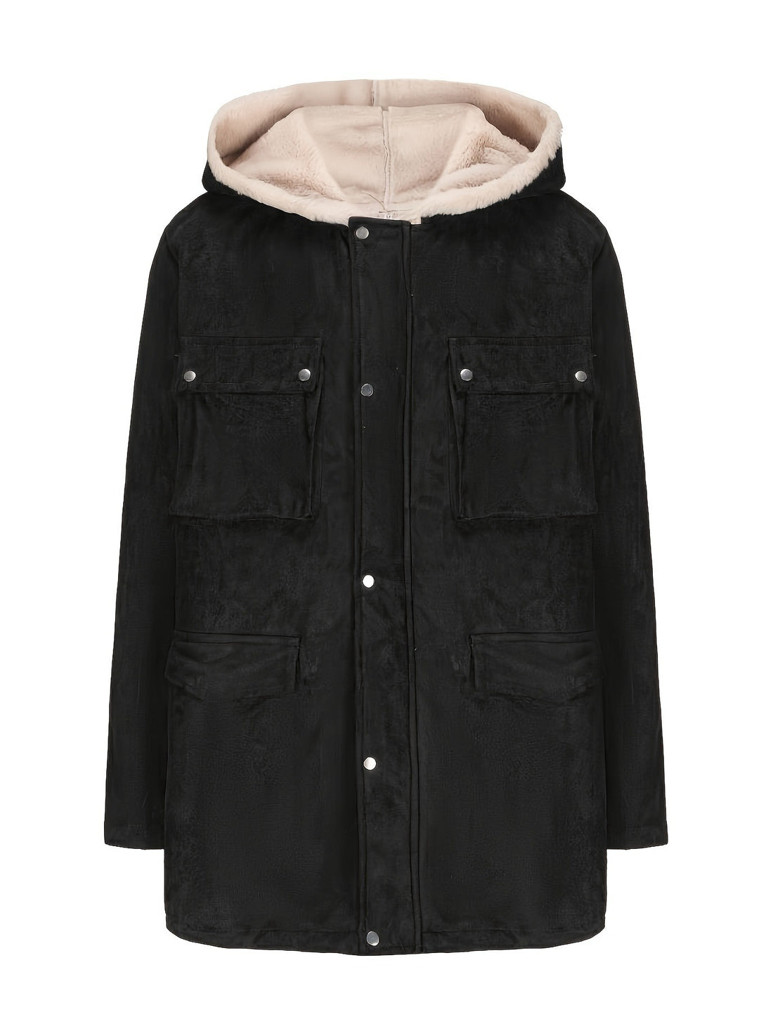 Damen Wickeljacke mit kuscheligem Innenfutter EB
