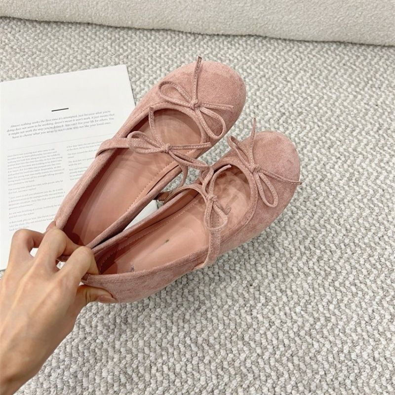 Damen Ballerinas mit Schleifenverzierung EB