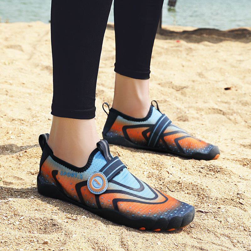 Damen Sportliche Wasserschuhe mit rutschfester Sohle und flexiblem Design EB