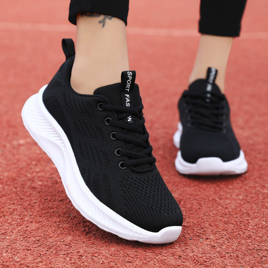 Damen Sportliche Lauf-Sneaker mit atmungsaktivem Obermaterial und flexibler Sohle EB