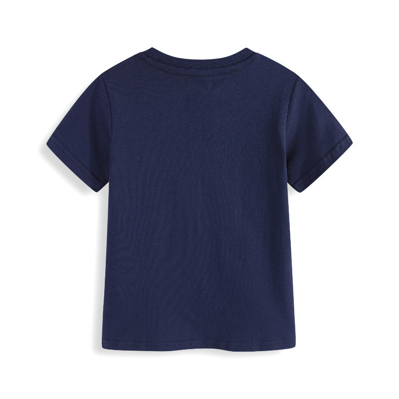 Jungen T-Shirt mit niedlichen Dinosaurier-Applikationen EB