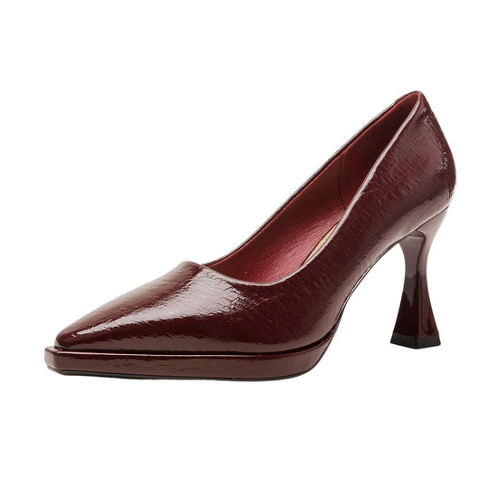 Damen elegante Spangenpumps mit modischem Blockabsatz EB