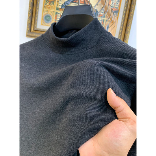 Damen Stehkragen Pullover aus weicher Baumwollmischung EB