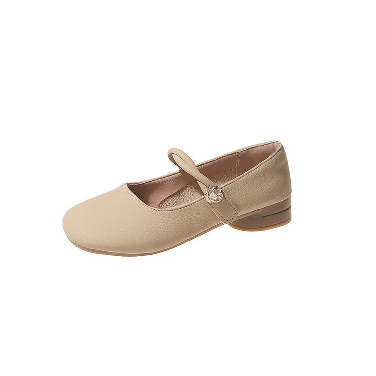 Damen Mary Jane Ballerinas mit dekorativem Riemen und komfortablem Fußbett EB