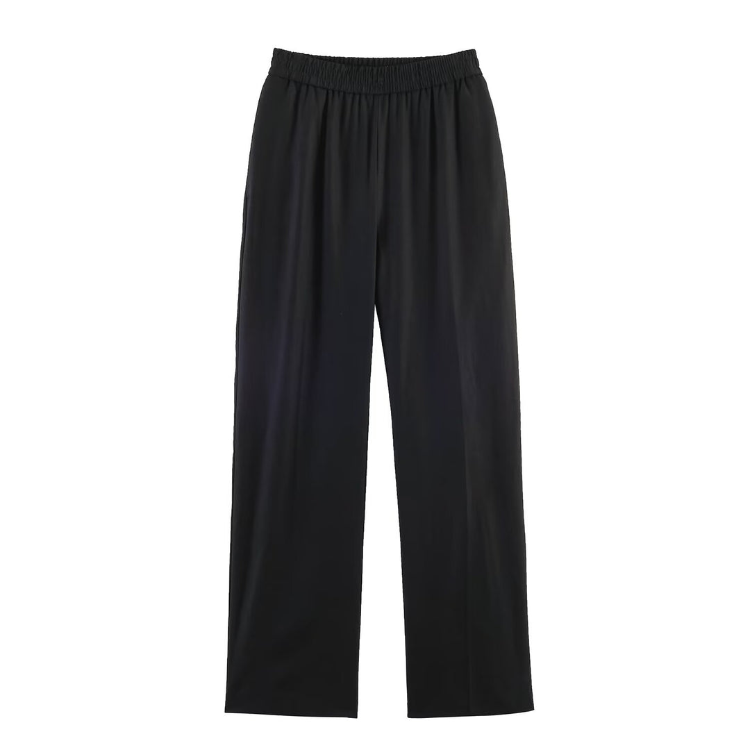Damen elegante lockere Culotte mit elastischem Bund EB