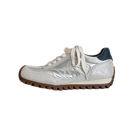 Damen Sportliche Sneakers mit atmungsaktiver Textil-Oberfläche und rutschfester Sohle EB