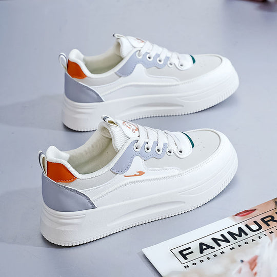 Damen sportliche Sneaker mit luftiger Sohle und verstärktem Fersenschutz EB