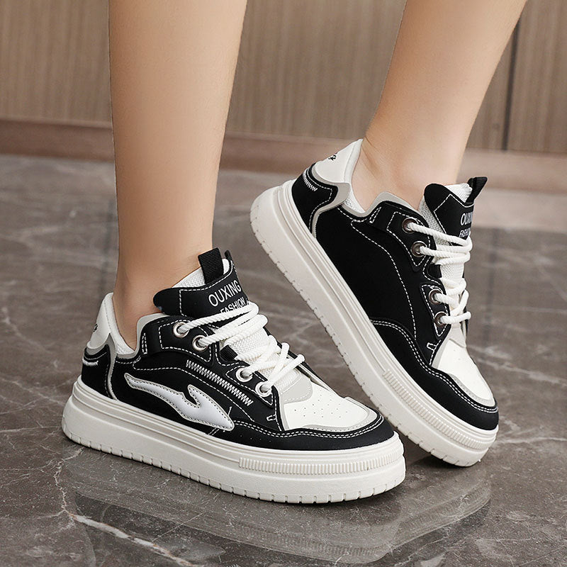 Damen modische Sneakers mit atmungsaktiver Mesh-Oberfläche und dämpfender Sohle EB